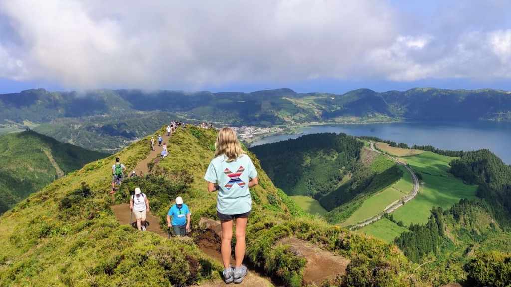 Lagoa das Sete Cidades. Miradores que rodean el lago. Miradouro da Boca do Inferno