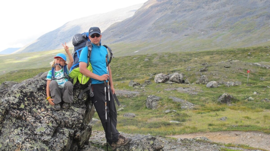 Kungsleden con niños. Trekking