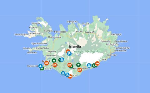 Mapa Interactivo de Islandia