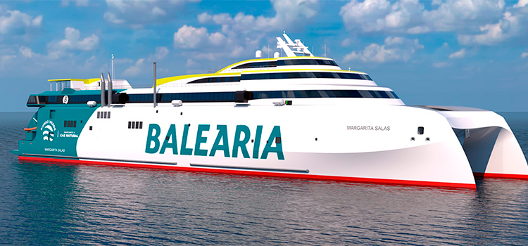 Ferry Balearia Margarita Salas. Cómo ir a Menorca ¿Barco o Avión?
