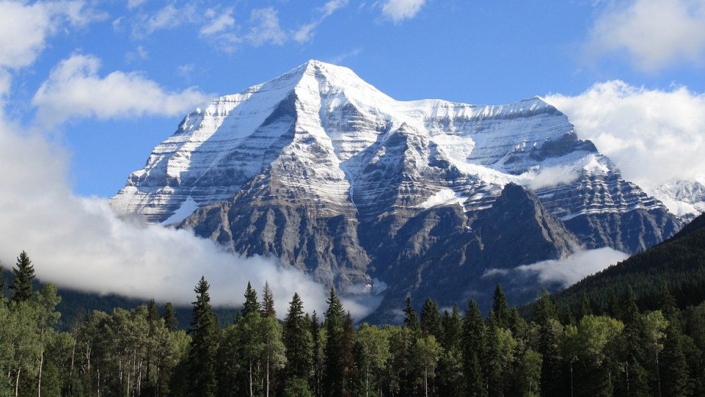 Monte Robson, con casi 4.000 metros de altitud.