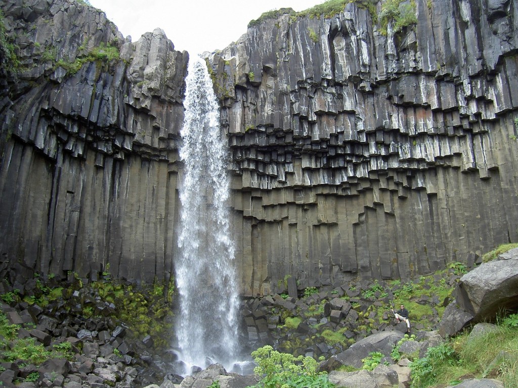 Svartifoss. Casacadas del Sur de Islandia